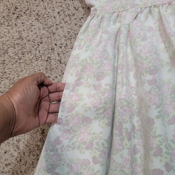 REISS LOPEZ RACER BACK FLORAL DRESS, SIZE 8 $235 - Picture 6 of 9